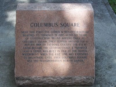 Columbus Square Marker image. Click for full size.