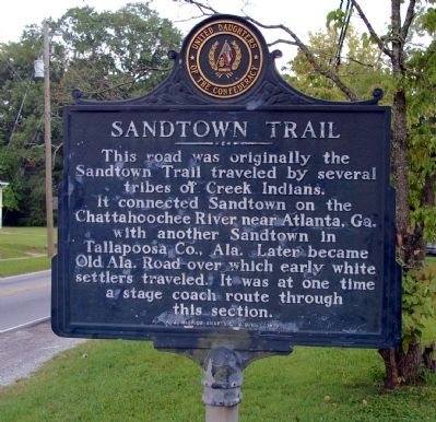 Sandtown Trail Marker image. Click for full size.