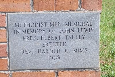 Methodist Men Memorial Marker image. Click for full size.