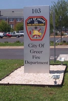 City of Greer Fire Department. Click for full size. City of Greer Fire Department image. Click for full size.