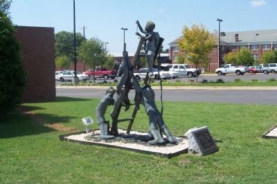 Tribute to Greer Firefighters Marker and Sculpture. Click for full size. Tribute to Greer Firefighters Marker and Sculpture image. Click for full size.