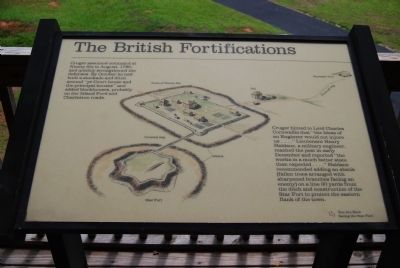 The British Fortifications Marker image. Click for full size.