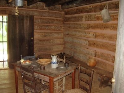Furninshings of Scruggs Cabin image. Click for full size.