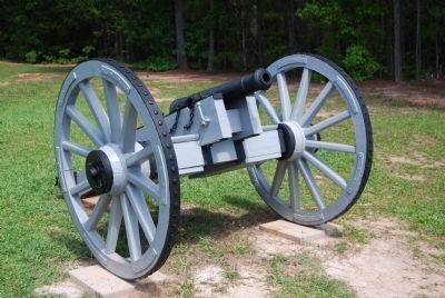 Six Pounder Used by Greene -<br>No Longer on Display image. Click for full size.