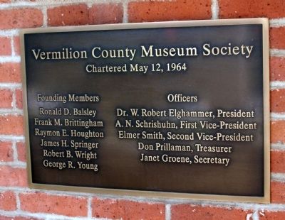 Vermilion County Charter Marker image. Click for full size.