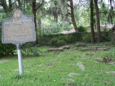 Site of Early Spanish Mission Marker image. Click for full size.