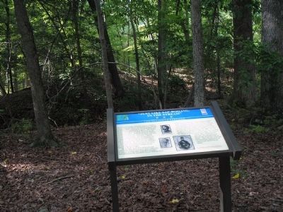 Marker on the Two Forts Walking Trail. Click for full size. Marker on the Two Forts Walking Trail image. Click for full size.