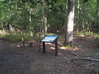 Marker on the Two Forts Walking Trail. Click for full size. Marker on the Two Forts Walking Trail image. Click for full size.