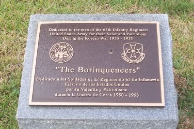 "The Borinqueneers" Marker image. Click for full size.