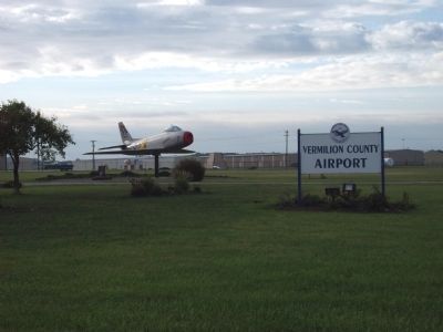 Entrance to Vermilion County Airport. Click for full size. Entrance to Vermilion County Airport image. Click for full size.