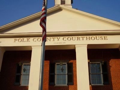 Polk County Courthouse. Click for full size. Polk County Courthouse image. Click for full size.