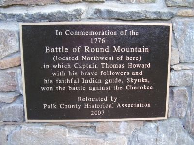 Battle of Round Mountain Marker image. Click for full size.