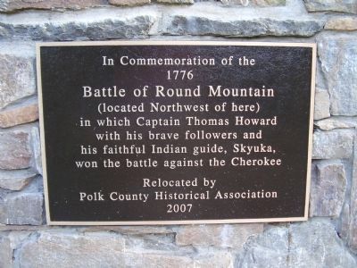 Battle of Round Mountain Marker. Click for full size. Battle of Round Mountain Marker image. Click for full size.