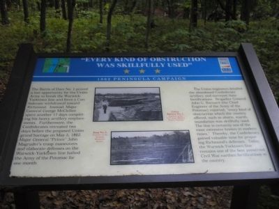 "Every Kind of Obstruction was Skillfully Used" Marker. Click for full size. "Every Kind of Obstruction was Skillfully Used" Marker image. Click for full size.