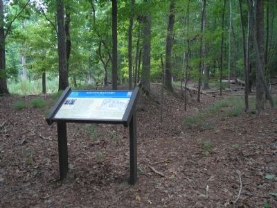 Marker on the Two Forts Trail. Click for full size. Marker on the Two Forts Trail image. Click for full size.