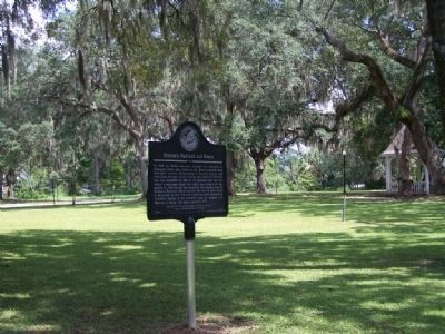 Darien's Railroad and Depot Marker at Columbus Square image. Click for full size.