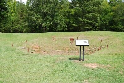 Walking Path Leading to The Star Fort Marker. Click for full size. Walking Path Leading to The Star Fort Marker image. Click for full size.