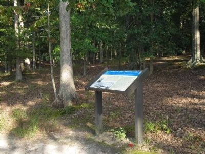 Marker on the Two Forts Walking Trail. Click for full size. Marker on the Two Forts Walking Trail image. Click for full size.
