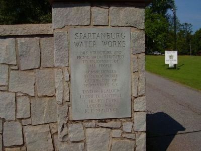 Spartanburg Water Works Marker image. Click for full size.