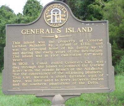 General's Island Marker image. Click for full size.