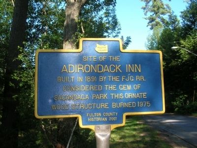 Adirondack Inn Marker image. Click for full size.