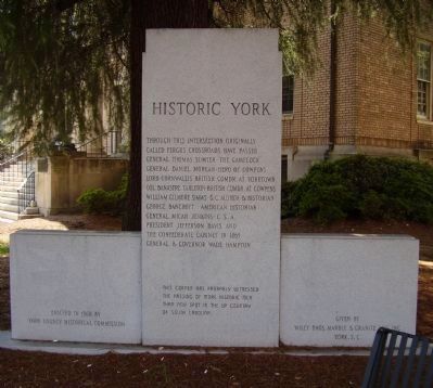 Historic York Marker. Click for full size. Historic York Marker image. Click for full size.