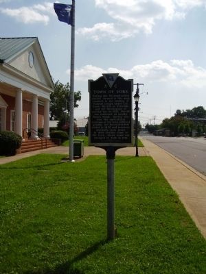 Town of York Marker. Click for full size. Town of York Marker image. Click for full size.
