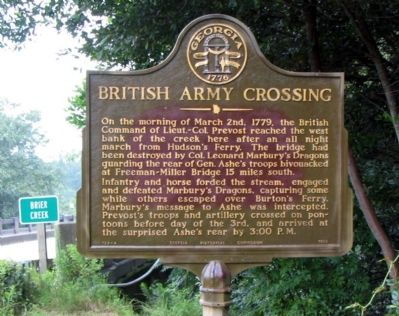 British Army Crossing Marker image. Click for full size.