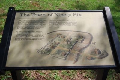 Original The Town of Ninety Six Marker image. Click for full size.