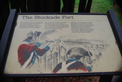 Original The Stockade Fort Marker image. Click for full size.