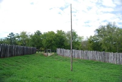 Stockade Flag Pole. Click for full size. Stockade Flag Pole image. Click for full size.