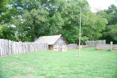 Interior of the Stockade Fort. Click for full size. Interior of the Stockade Fort image. Click for full size.