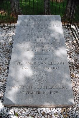 James Birmingham Marker. Click for full size. James Birmingham Marker image. Click for full size.