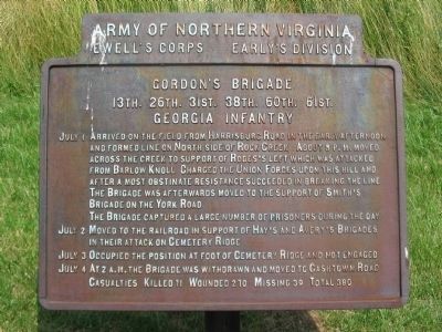 Gordon's Brigade Tablet image. Click for full size.