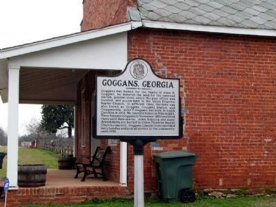 Goggans, Georgia Marker image. Click for full size.