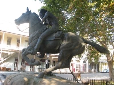 The Pony Express Statue - Looking Northwest image. Click for full size.