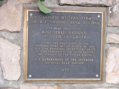 National Historic Landmark. Click for full size. National Historic Landmark image. Click for full size.