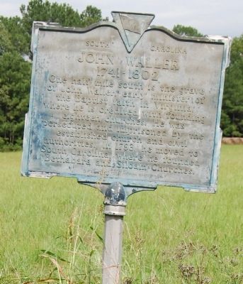John Waller (1741-1802) Marker. Click for full size. John Waller (1741-1802) Marker image. Click for full size.
