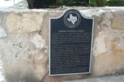 Site of Rincon/Douglass School Marker. Click for full size. Site of Rincon/Douglass School Marker image. Click for full size.