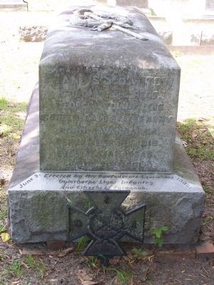 Francis Bartow at Laurel Grove Cemetery, Savannah image. Click for full size.