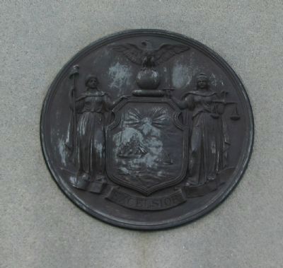 State Seal on the Back of the Monument image. Click for full size.