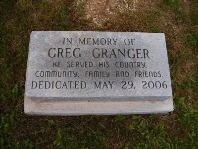 Greg Granger Memorial image. Click for full size.