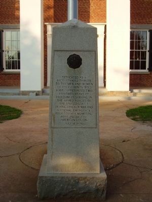 Polk County Bicentennial Memorial Marker image. Click for full size.