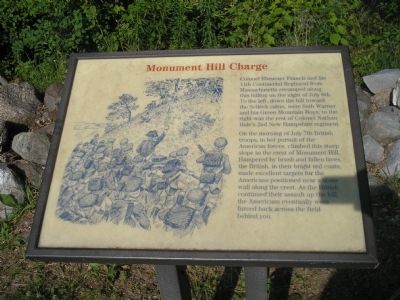Monument Hill Charge Marker. Click for full size. Monument Hill Charge Marker image. Click for full size.