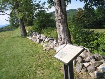 Marker on the Hubbardton Battlefield. Click for full size. Marker on the Hubbardton Battlefield image. Click for full size.