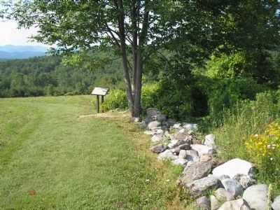 Marker on the Hubbardton Battlefield. Click for full size. Marker on the Hubbardton Battlefield image. Click for full size.