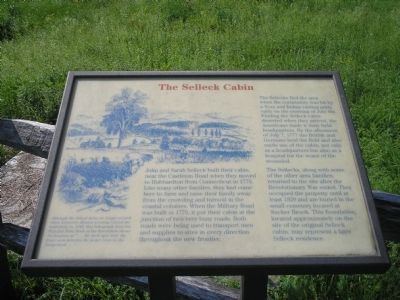The Selleck Cabin Marker image. Click for full size.