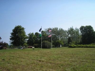 Marker on the Hubbardton Battlefield image. Click for full size.