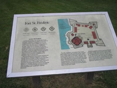 Fort St. Frdric Marker image. Click for full size.