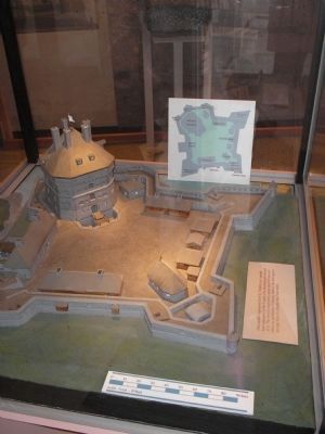Model of Fort St. Frdric image. Click for full size.